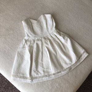 Lovers + Friends white mini dress